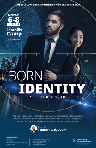 Winter Camp "Born Identity" poster