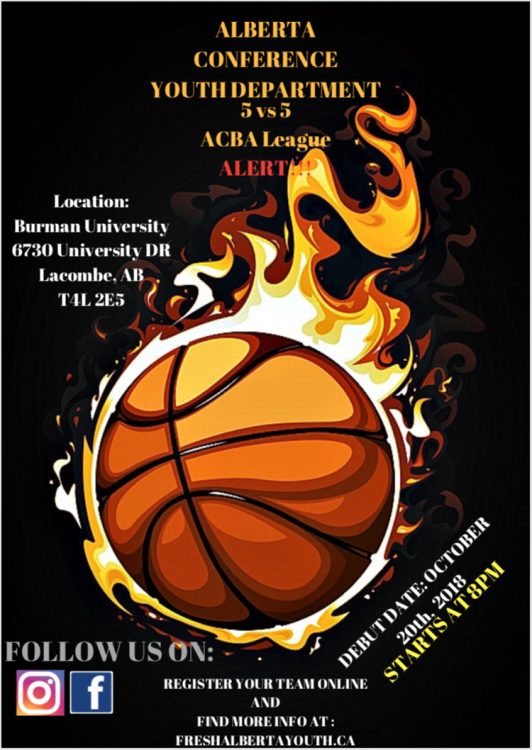 Conference Basketball league poster